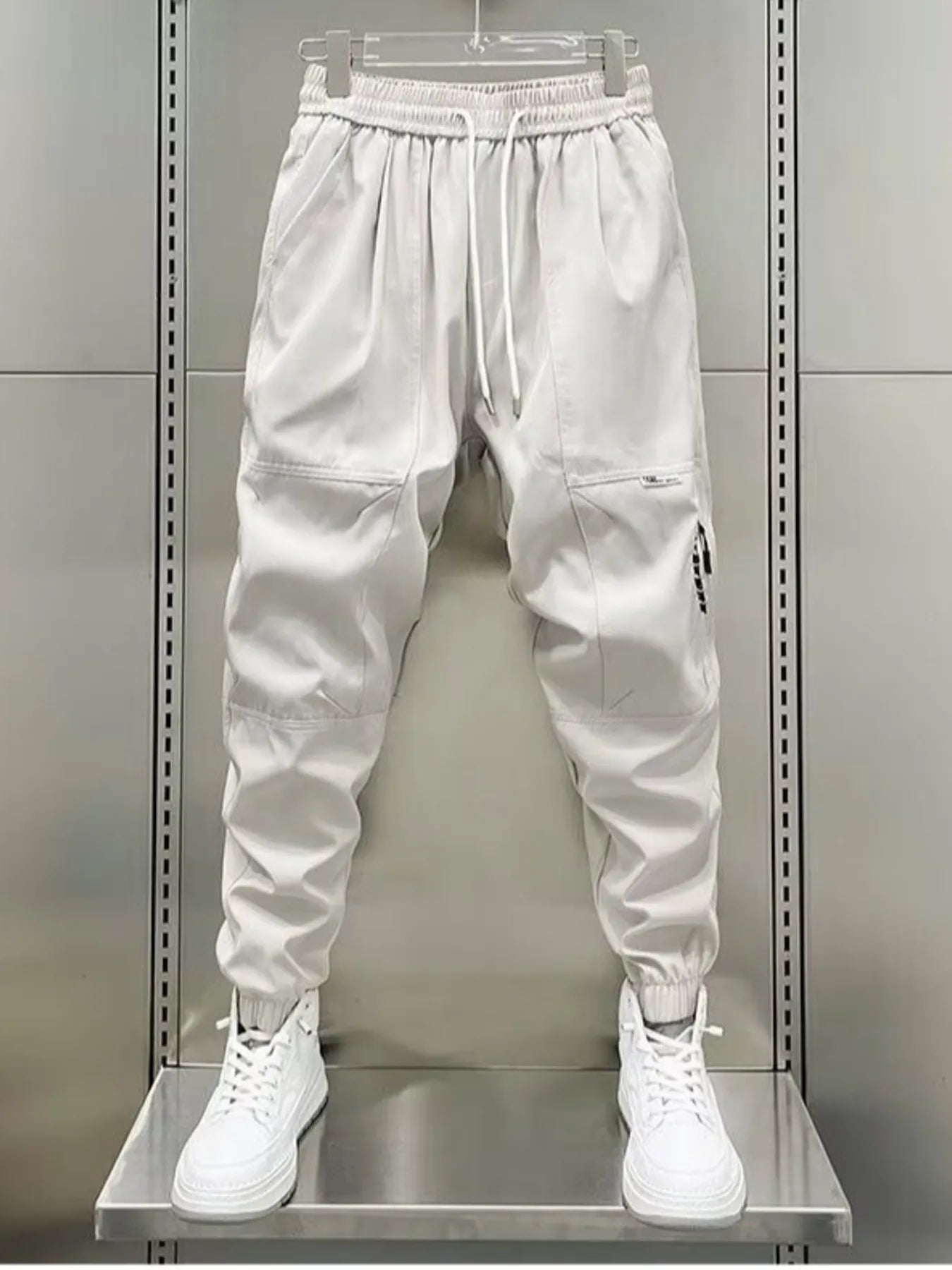Men's Drawstring Joggers with Pockets