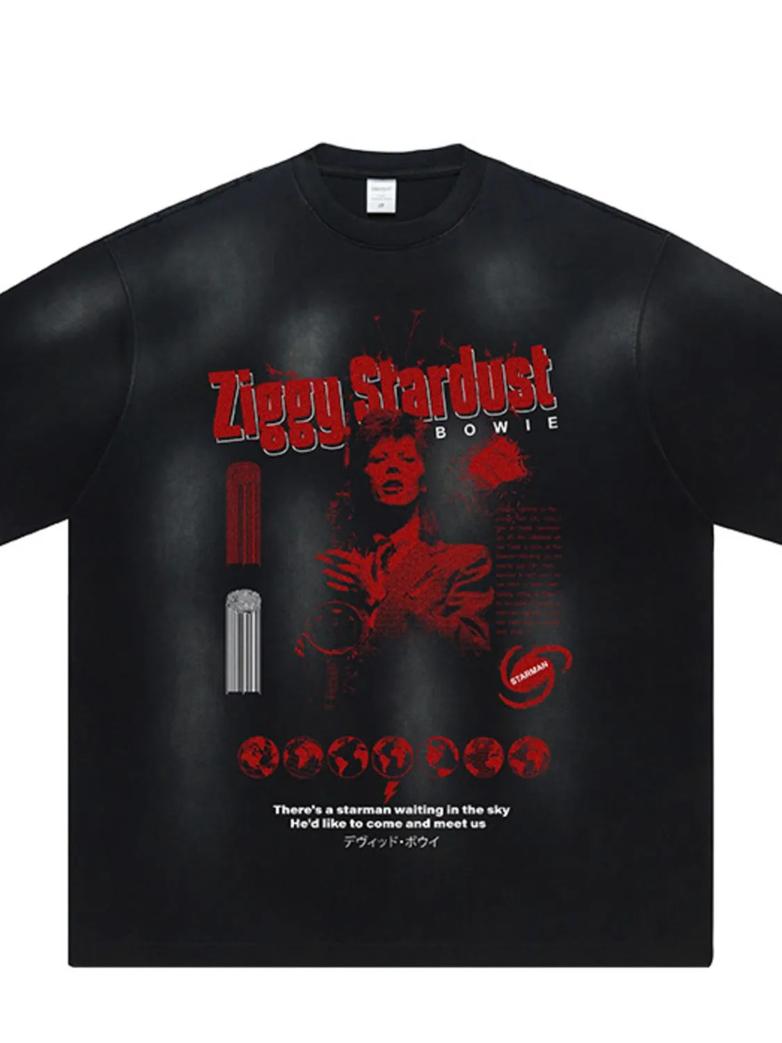 Men's Graphic Round Neck Short Sleeve T-Shirt