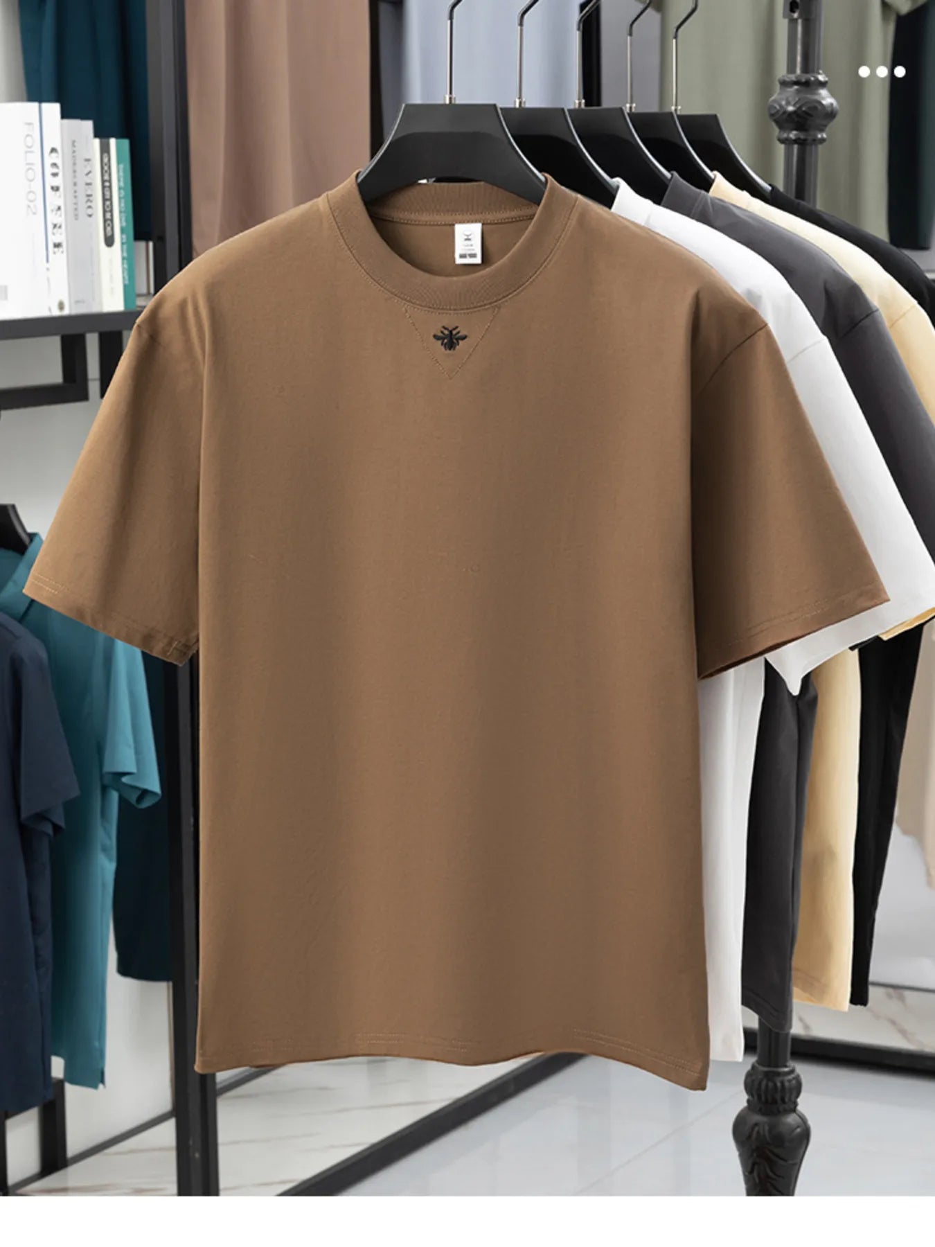 Men's Full Size Crew Neck Short Sleeve T-Shirt Plus Size
