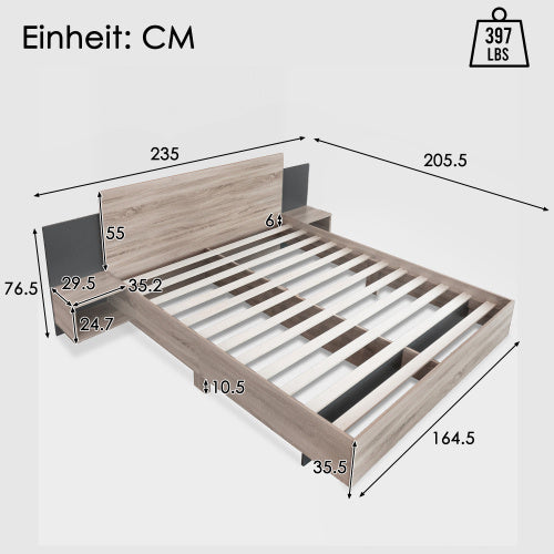 Double Bed, Wooden Bed