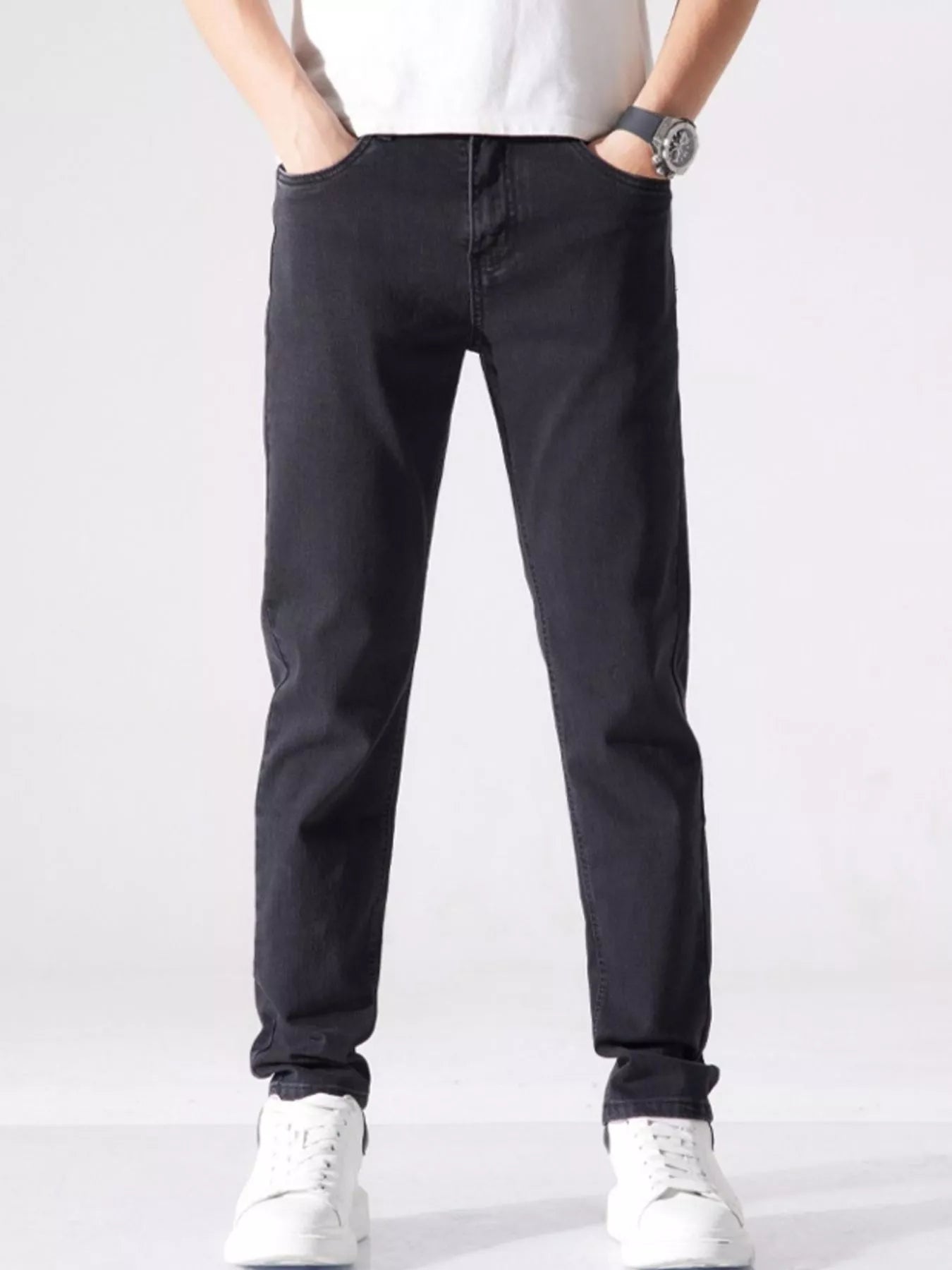 Men's Slim Fit Pocketed Jeans