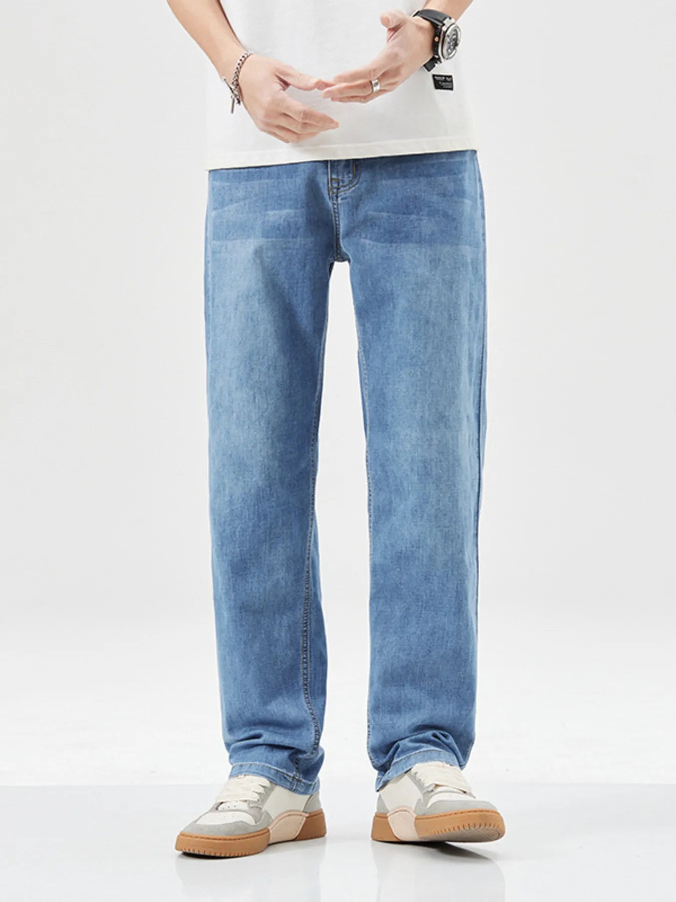 Men's Casual Straight-Leg Pants